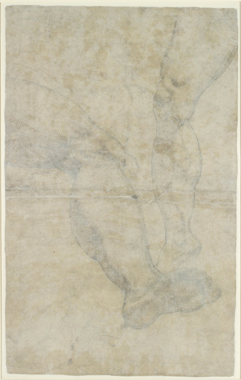 Studie dvou párů nohou, c1575-1615 od Lodovico Carracci