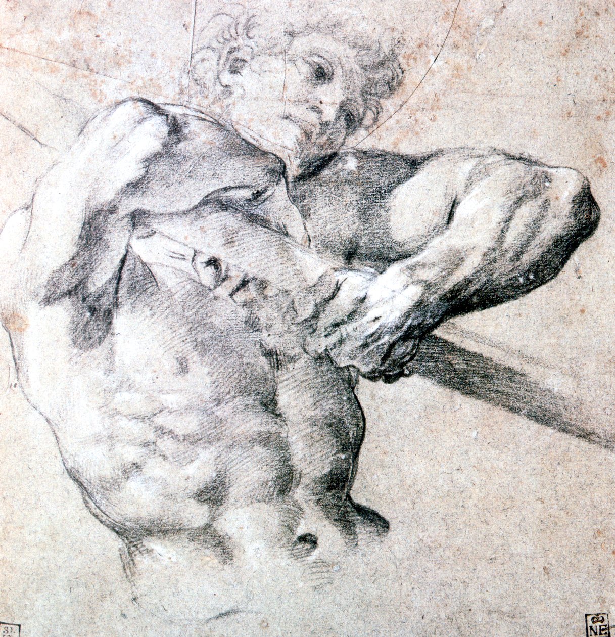 Studie obrázku, c1575-1619 od Lodovico Carracci