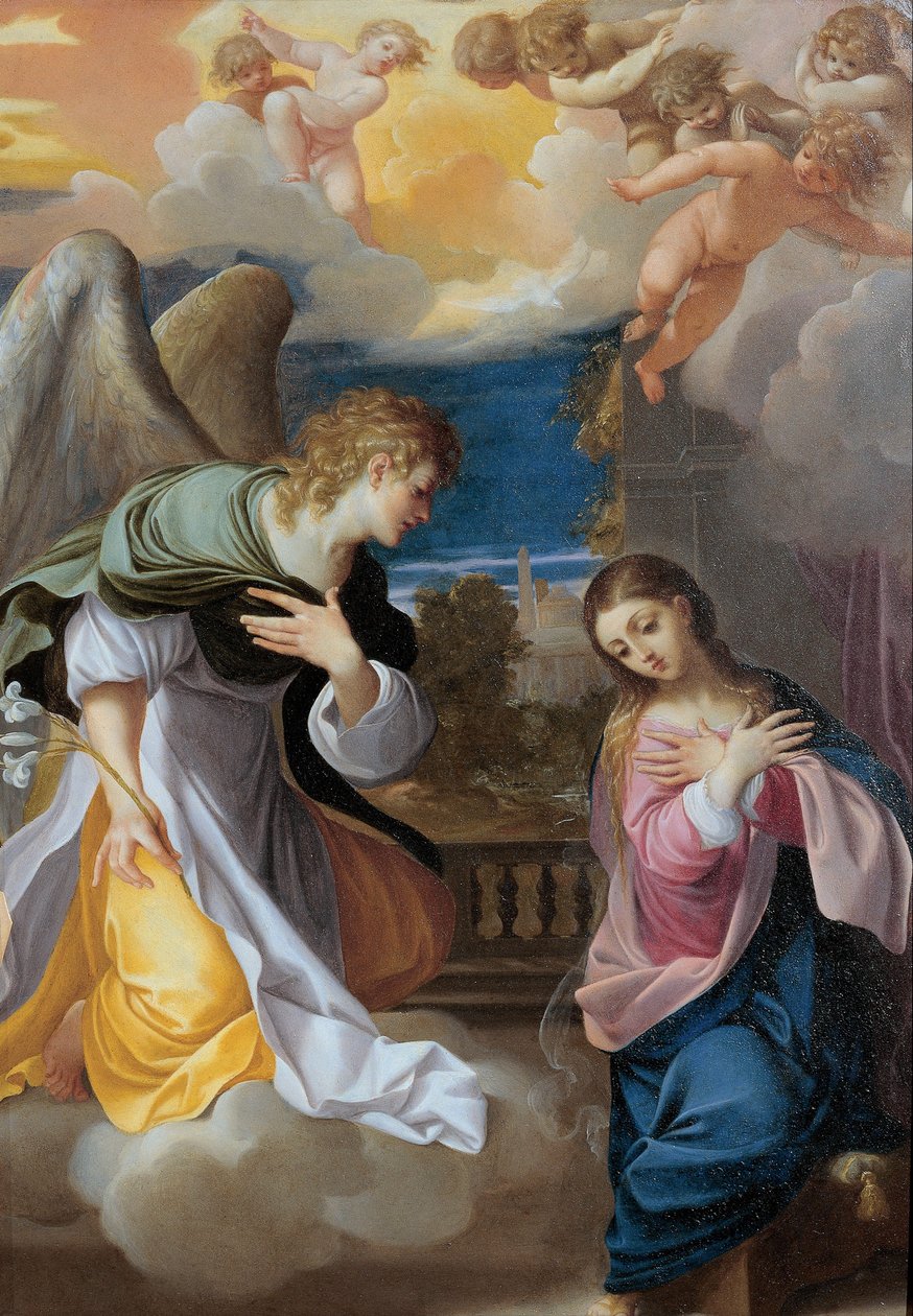 Zvěstování, 1603-1604 od Lodovico Carracci