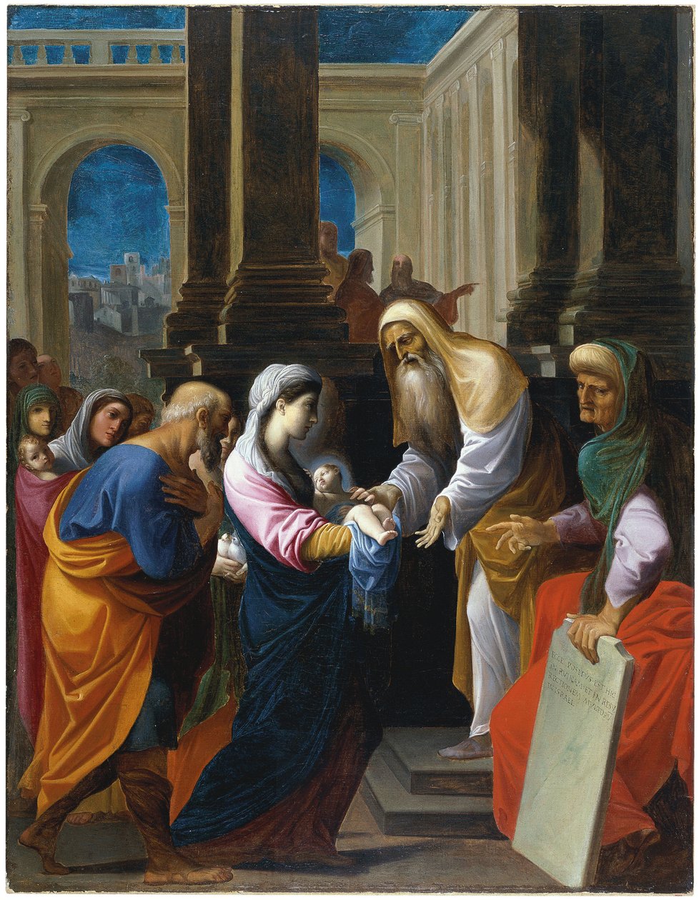 Prezentace v chrámu od Lodovico Carracci