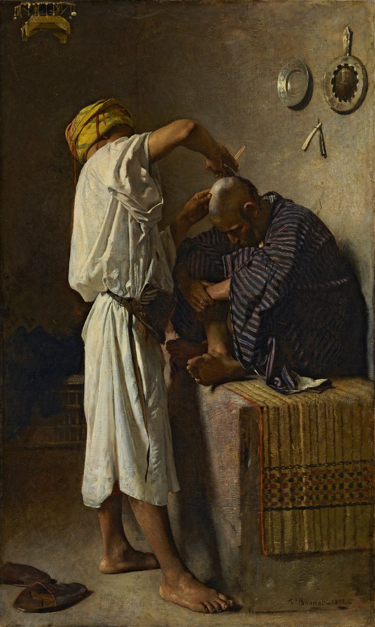 Orientální holičství od Léon Bonnat