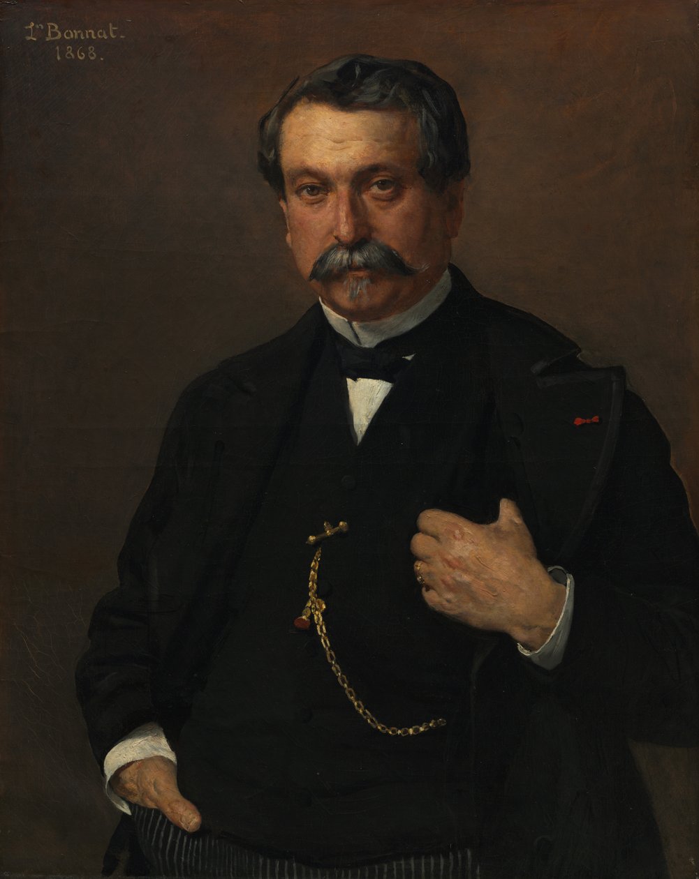 Portrét muže, 1868. od Léon Bonnat