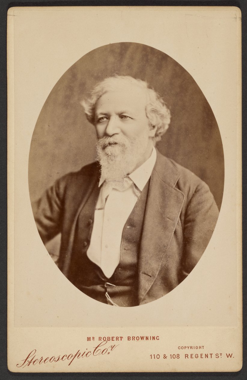 Pan Robert Browning od London Stereoscopic and Photographic Company