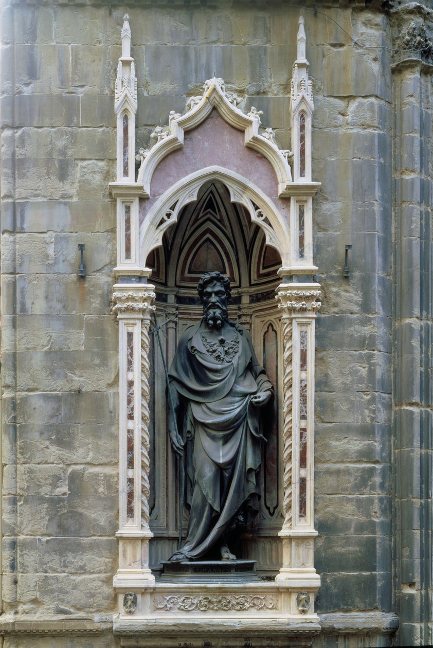 sv. Jana Křtitele, 1416 (bronz) od Lorenzo Ghiberti