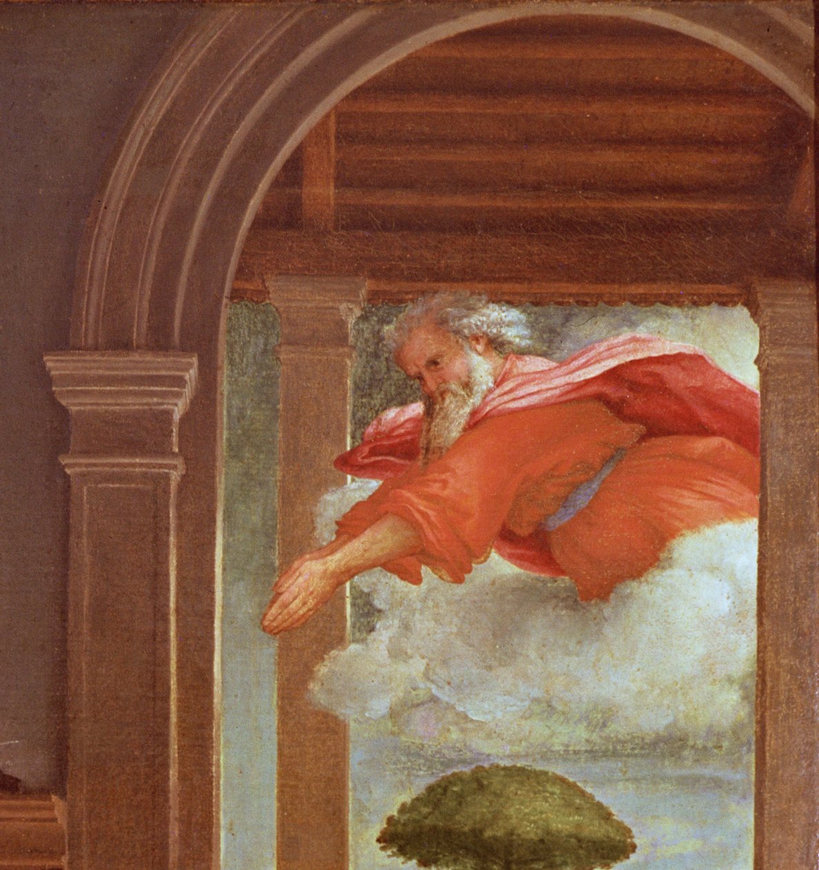 The Annunciation, c.1534-35 (detail of 215996) od Lorenzo Lotto