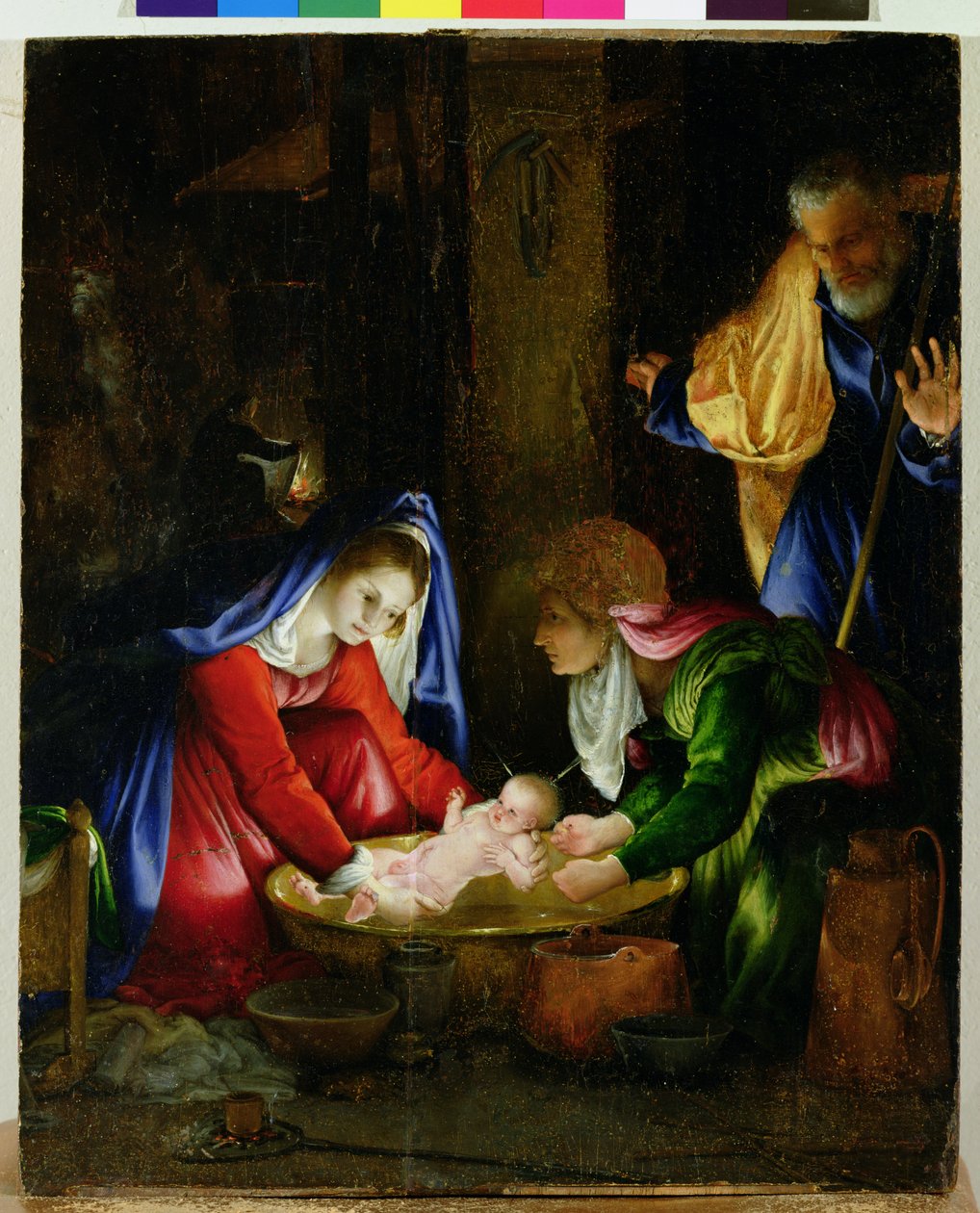 Narození Páně, 1527 od Lorenzo Lotto