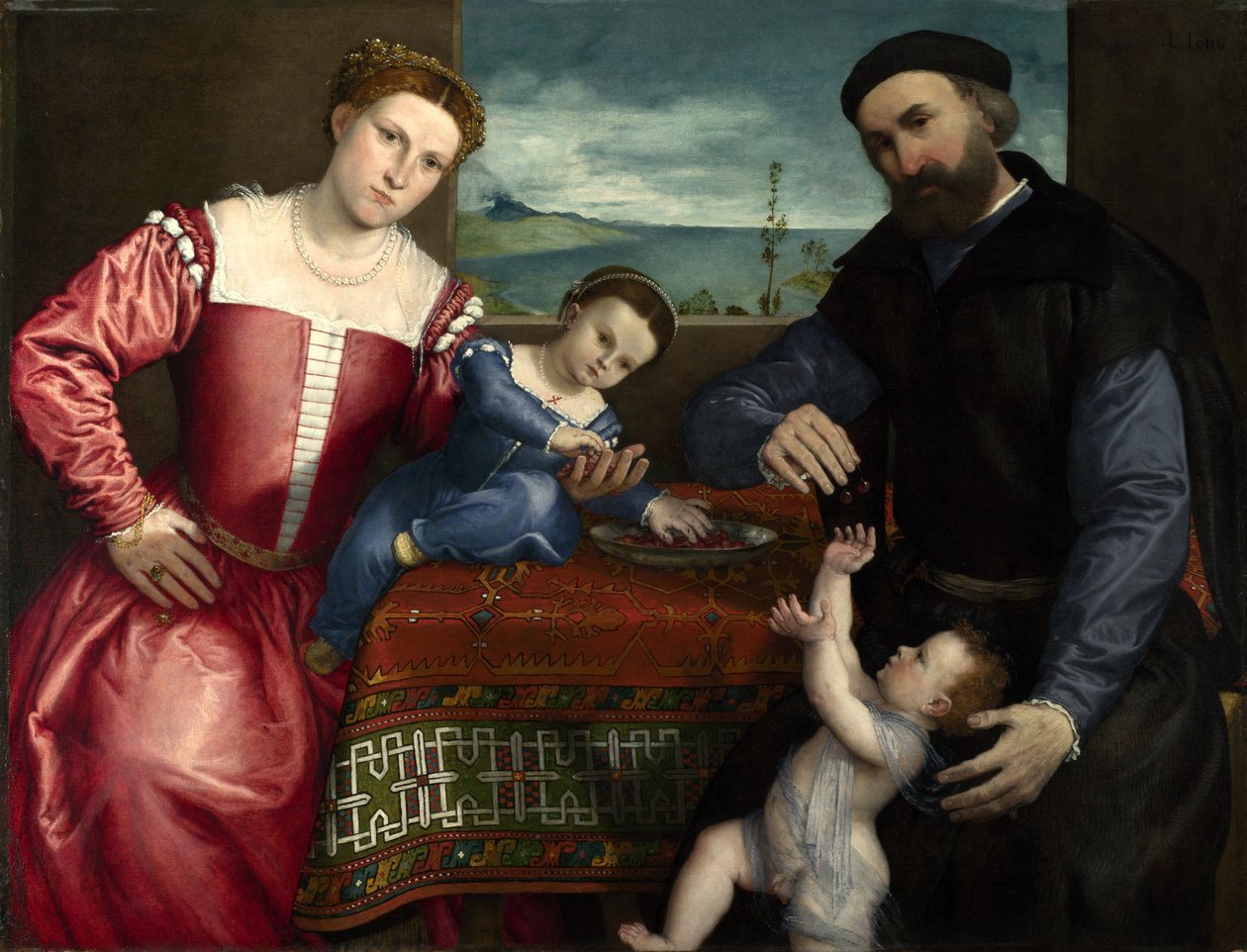 Rodina Volta od Lorenzo Lotto
