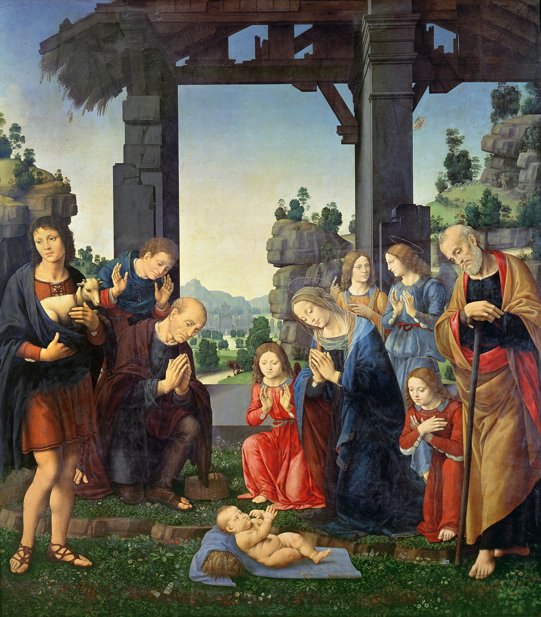 Klanění pastýřů, kolem roku 1510 od Lorenzo di Credi