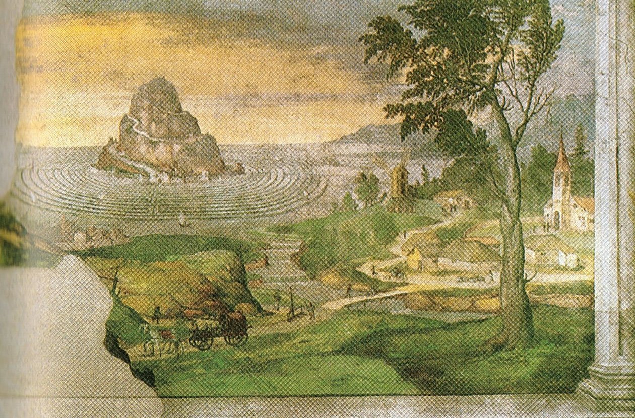Olymp obklopený labyrintem od Lorenzo Leonbruno