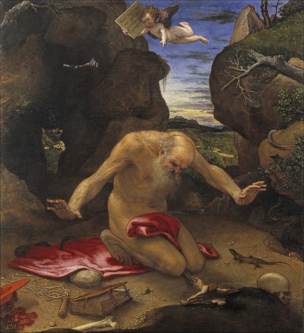 Svatý Jeroným od Lorenzo Lotto