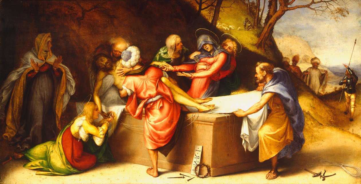 Pohřeb Krista od Lorenzo Lotto