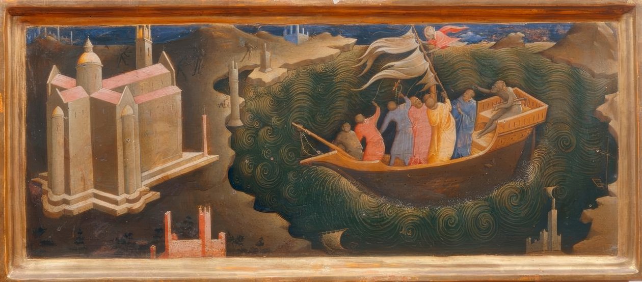 Zázrak svatého Mikuláše od Lorenzo Monaco