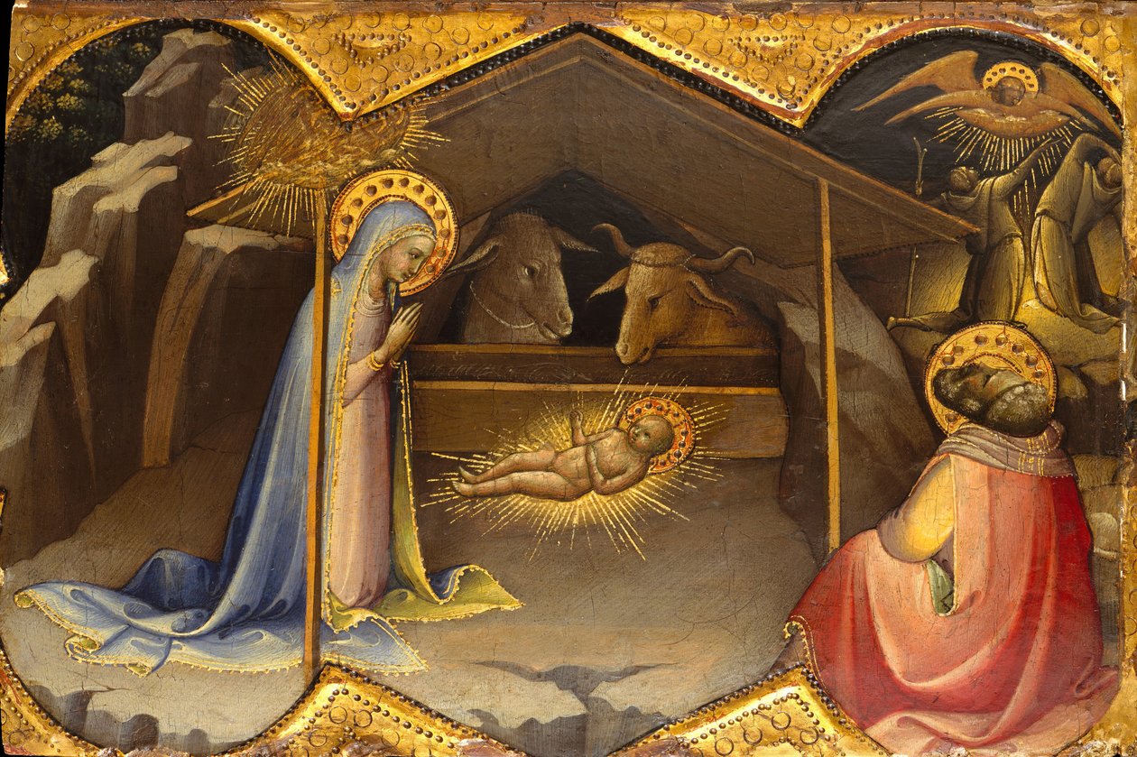 Narození Páně, ca. 1406-10. od Lorenzo Monaco