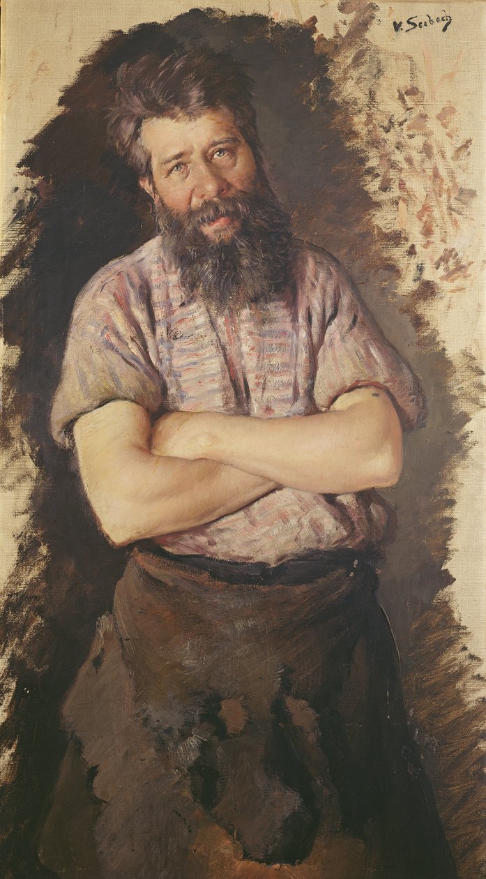 Portrét kováře od Lothar von Seebach