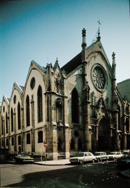 Kostel sv. Evžena z roku 1855 od Louis Auguste Boileau