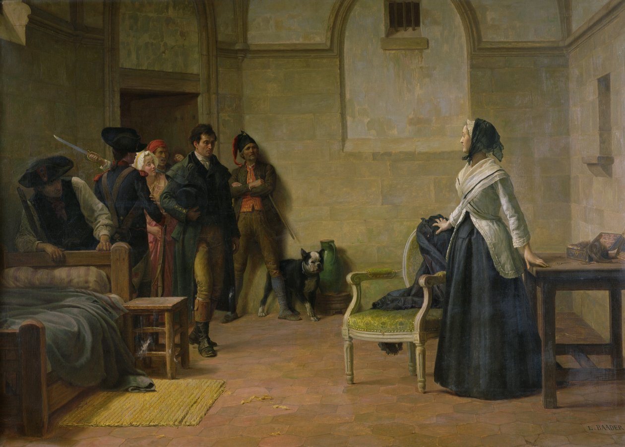 Poslední ráno Marie-Antoinetty (1755-93) od Louis Baader