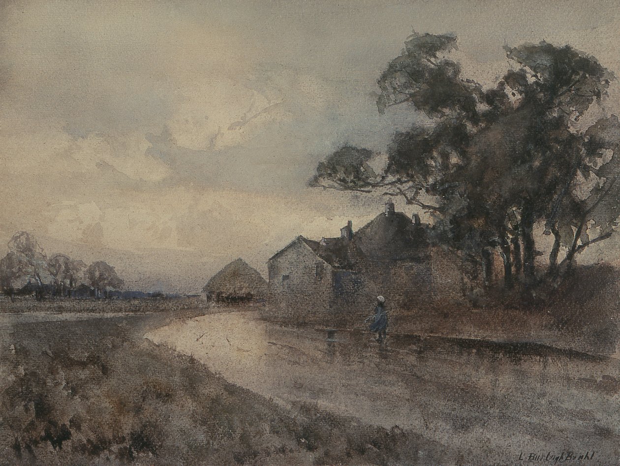 Becontree Heath, poblíž Dagenham, Essex, c. 1909 (wc) od Louis Burleigh Bruhl
