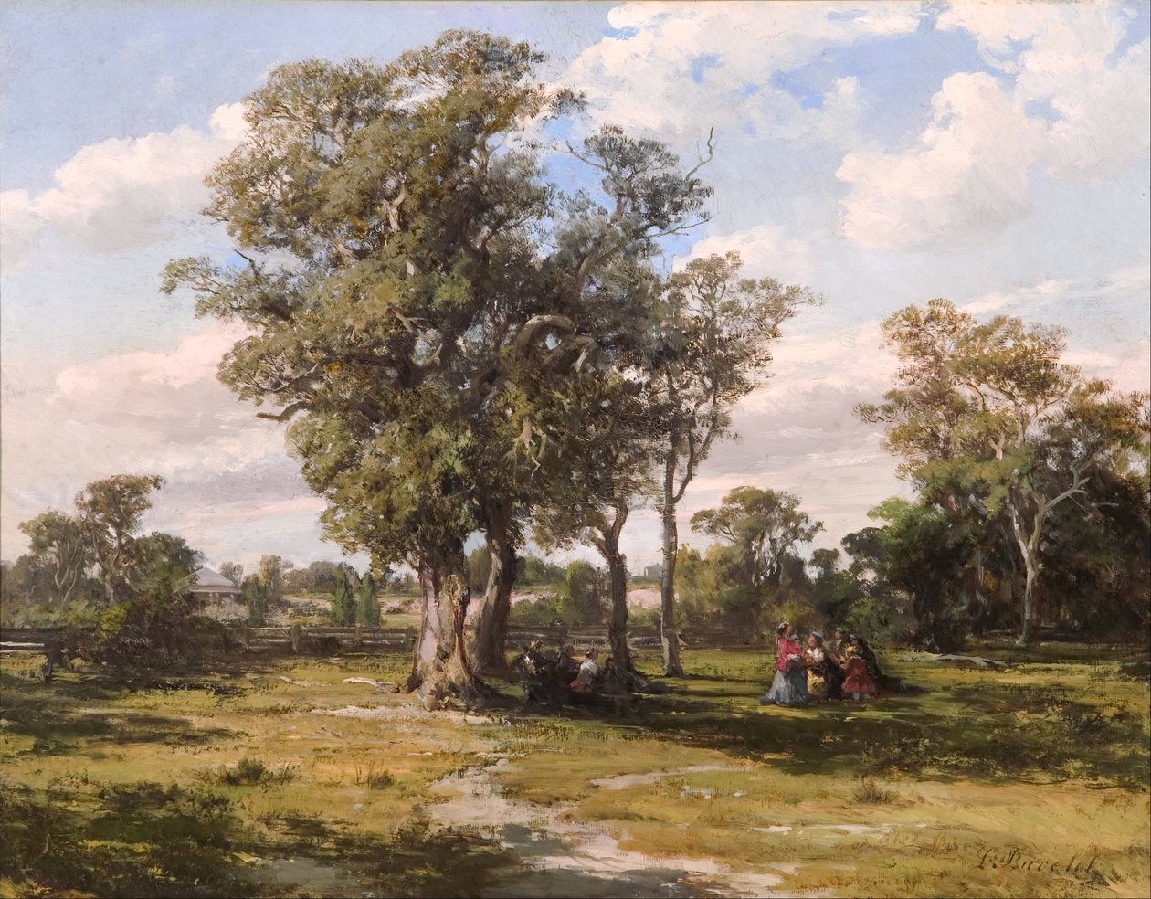 Park sv. Kildy od Louis Buvelot