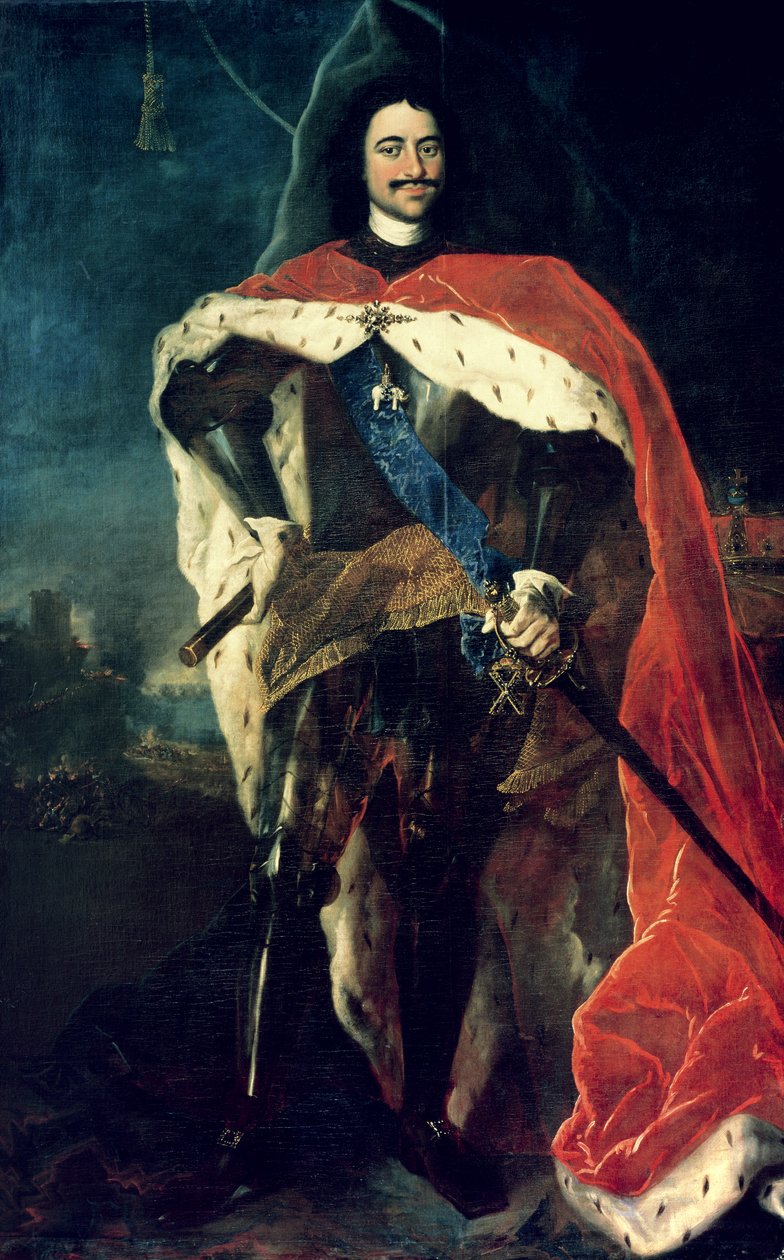 Petr Veliký (1672-1725) od Louis Caravaque