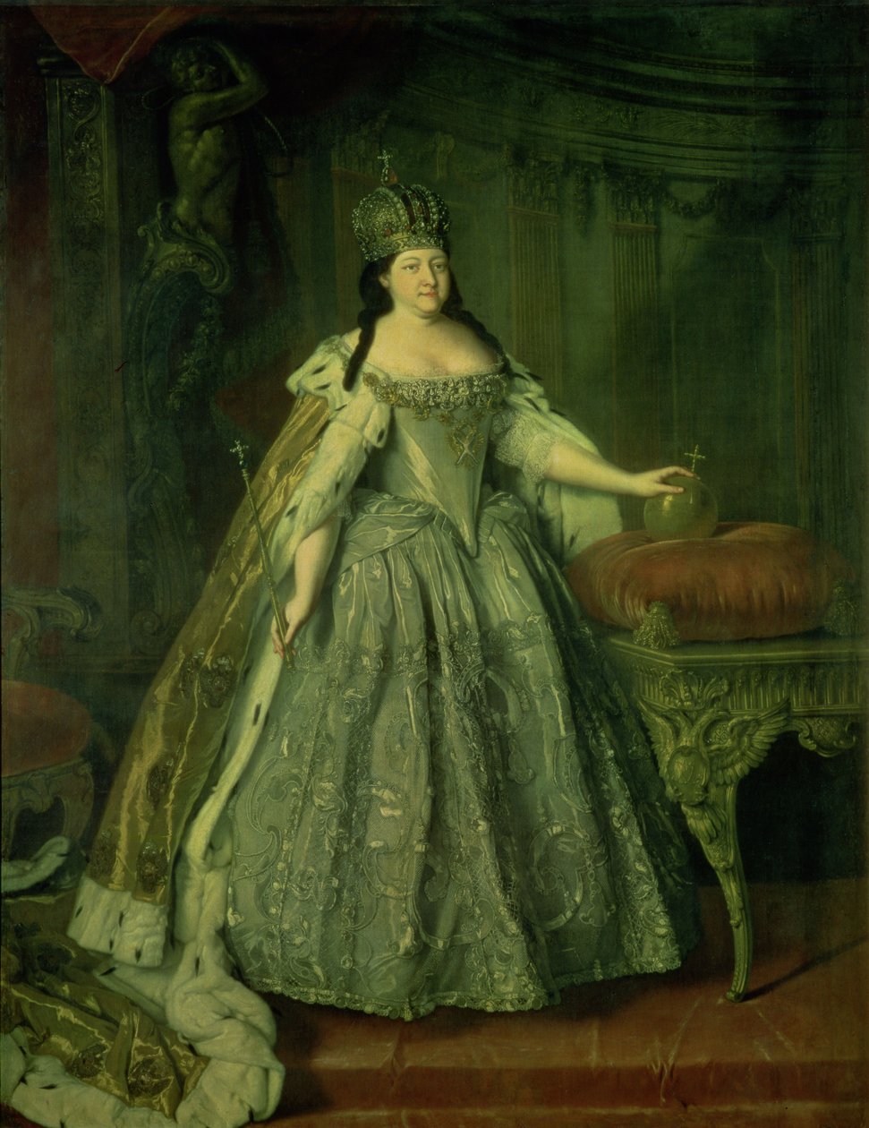 Portrét císařovny Anny Ivanovny (1693-1740) 1730 od Louis Caravaque