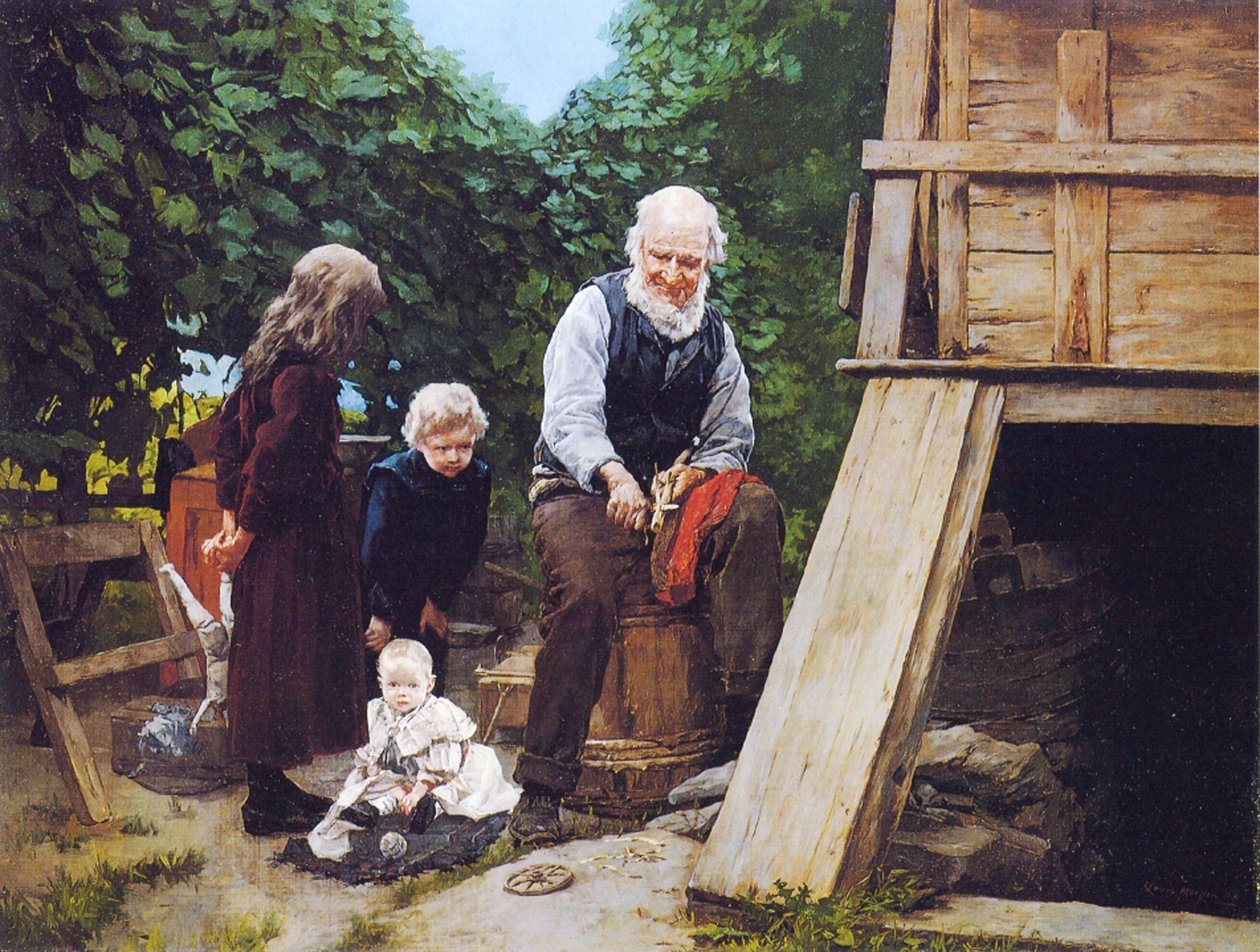 Výroba hračky od Louis Charles Moeller