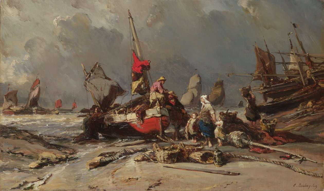 Po bouři, 1869 od Eugene Isabey