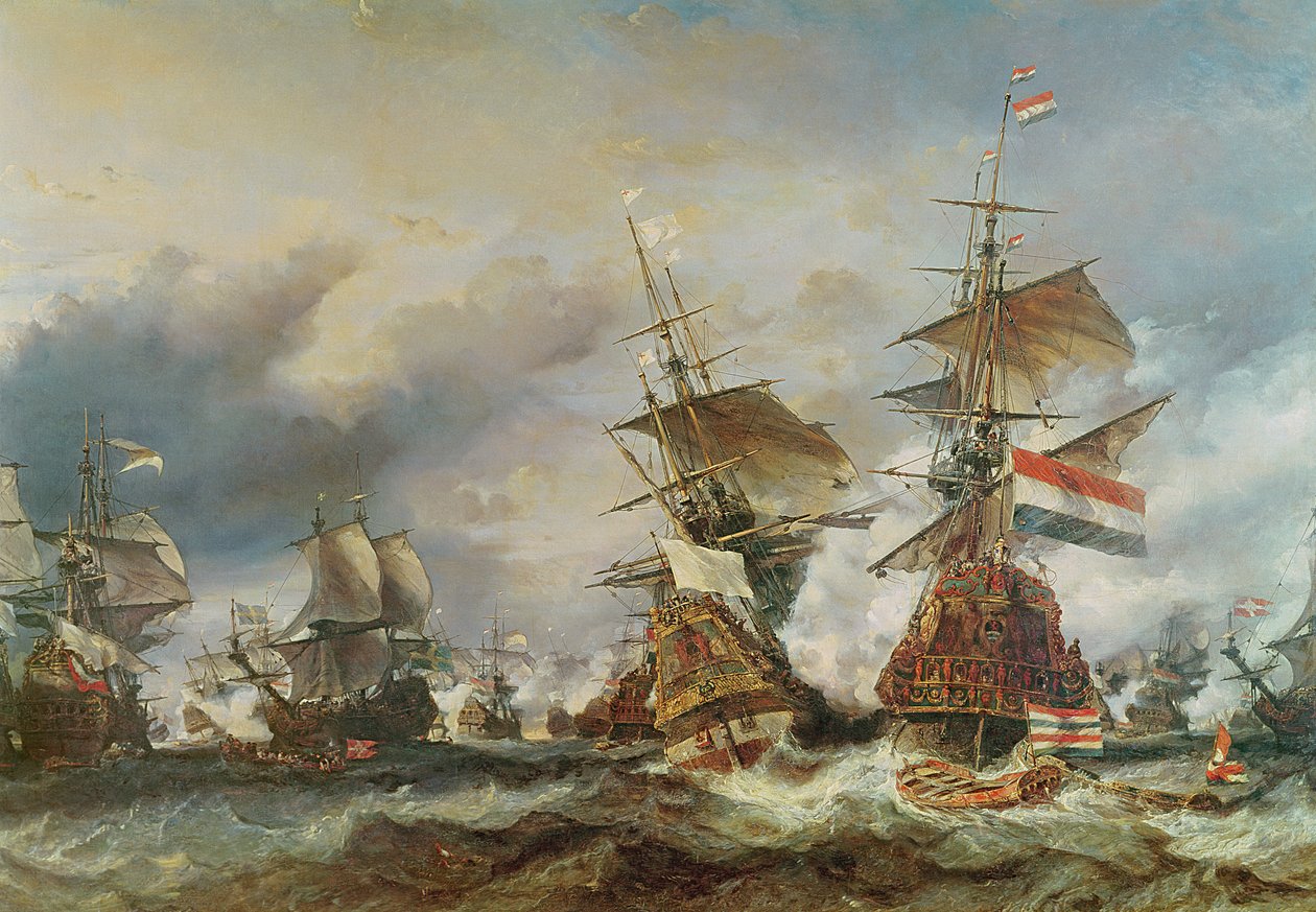 Bitva u Texelu, 29. června 1694 od Eugene Isabey