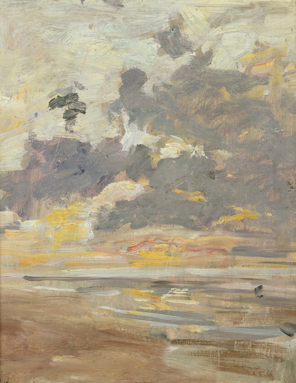 Velké nebe, kolem 1888-95 od Eugene Louis Boudin