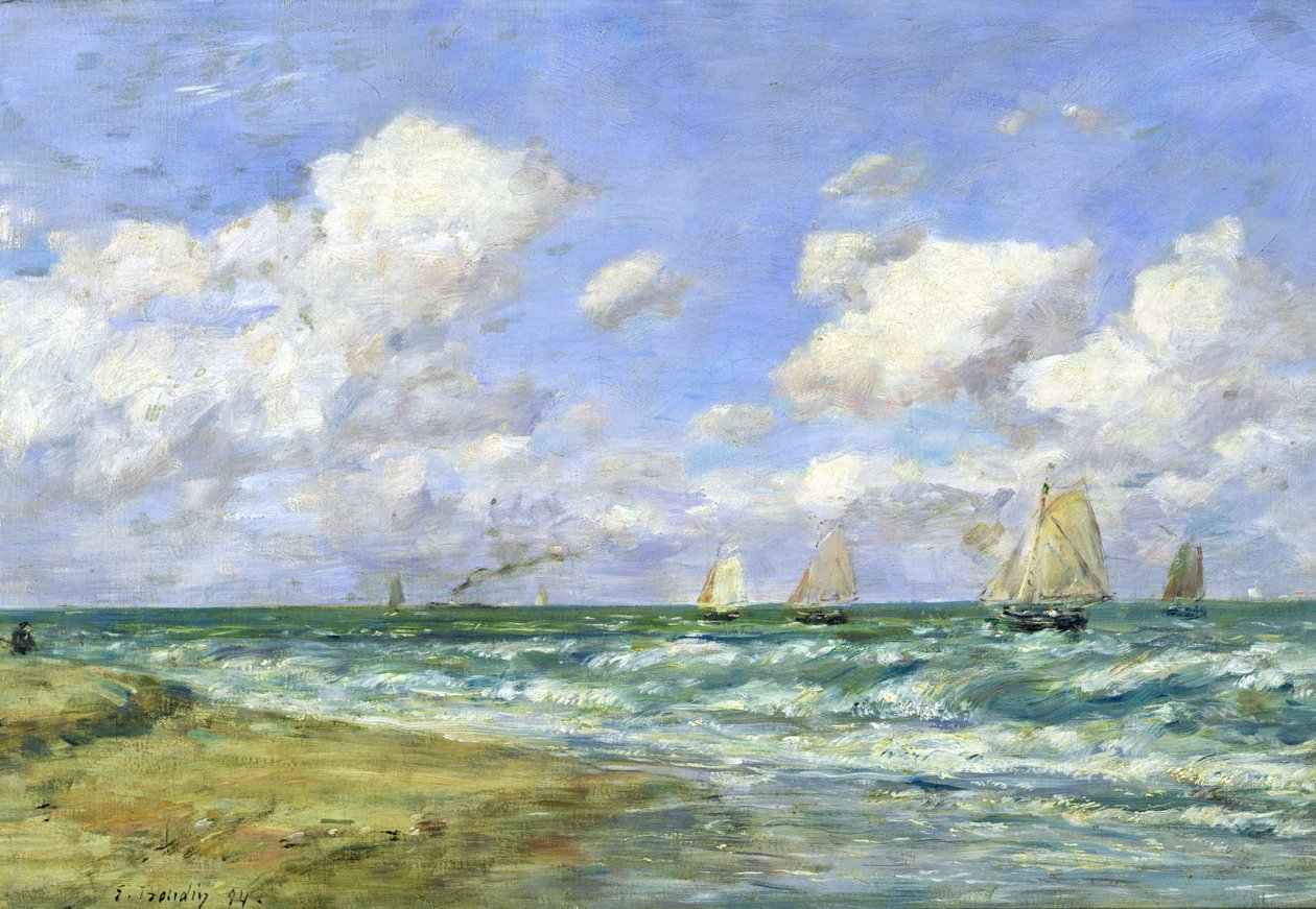Námořní scéna, 1894 od Eugene Louis Boudin