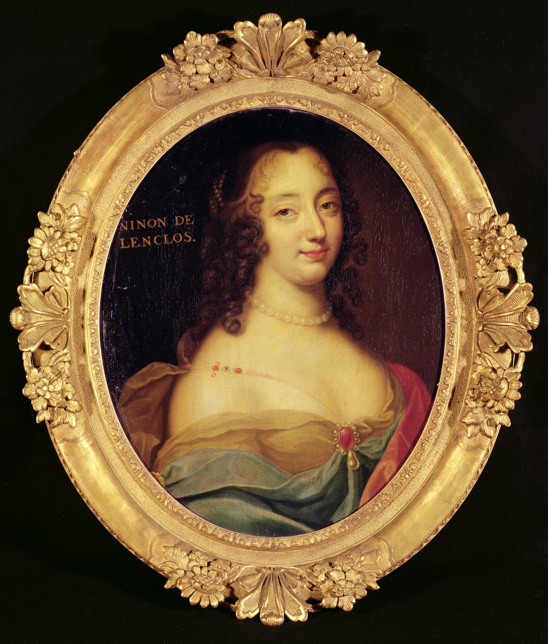 Ninon de Lenclos (1616-1706) (viz také 183893) od Louis Ferdinand Elle