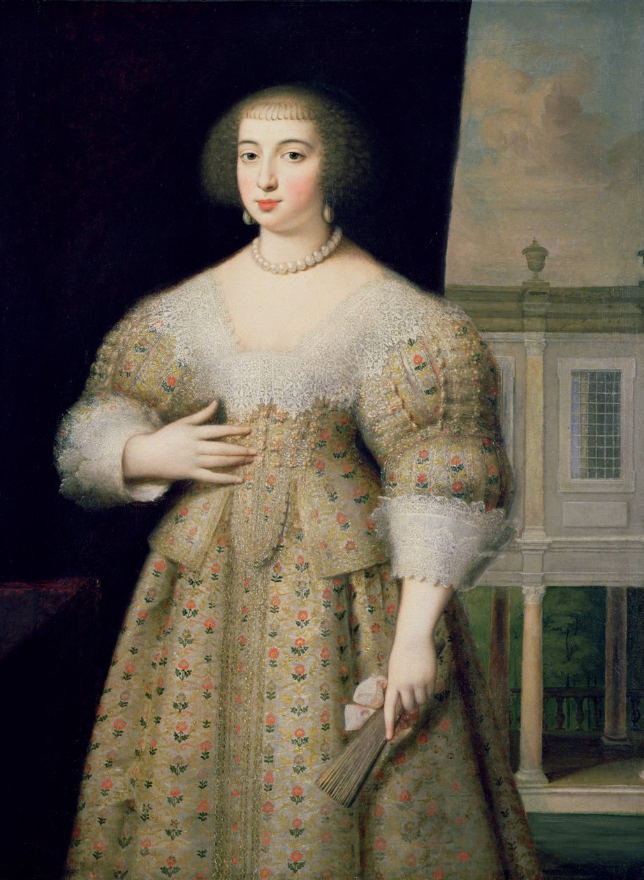 Portrét Anny Rakouské (1601–1666) od Louis Ferdinand Elle