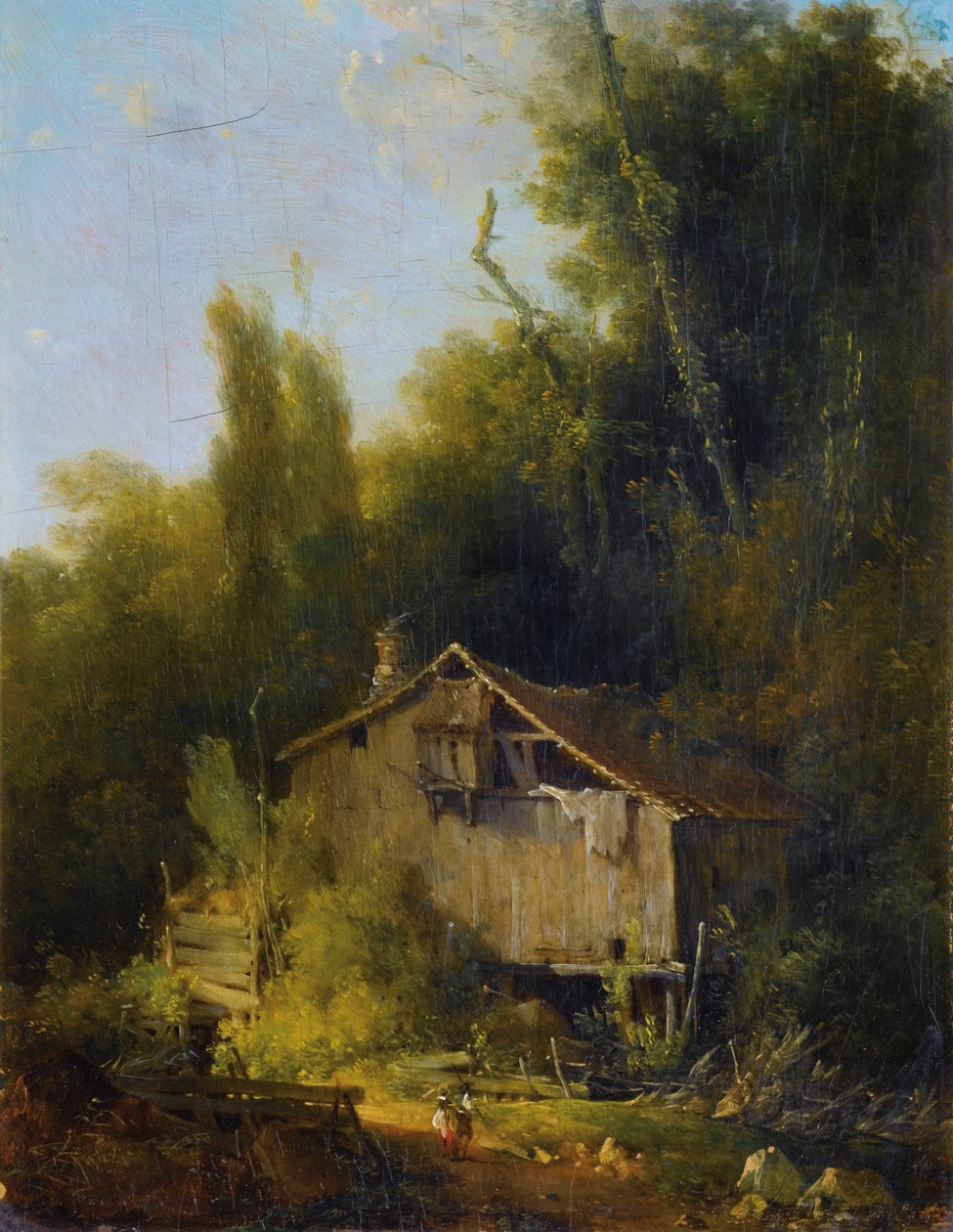 Starý mlýn od Louis Gabriel Moreau