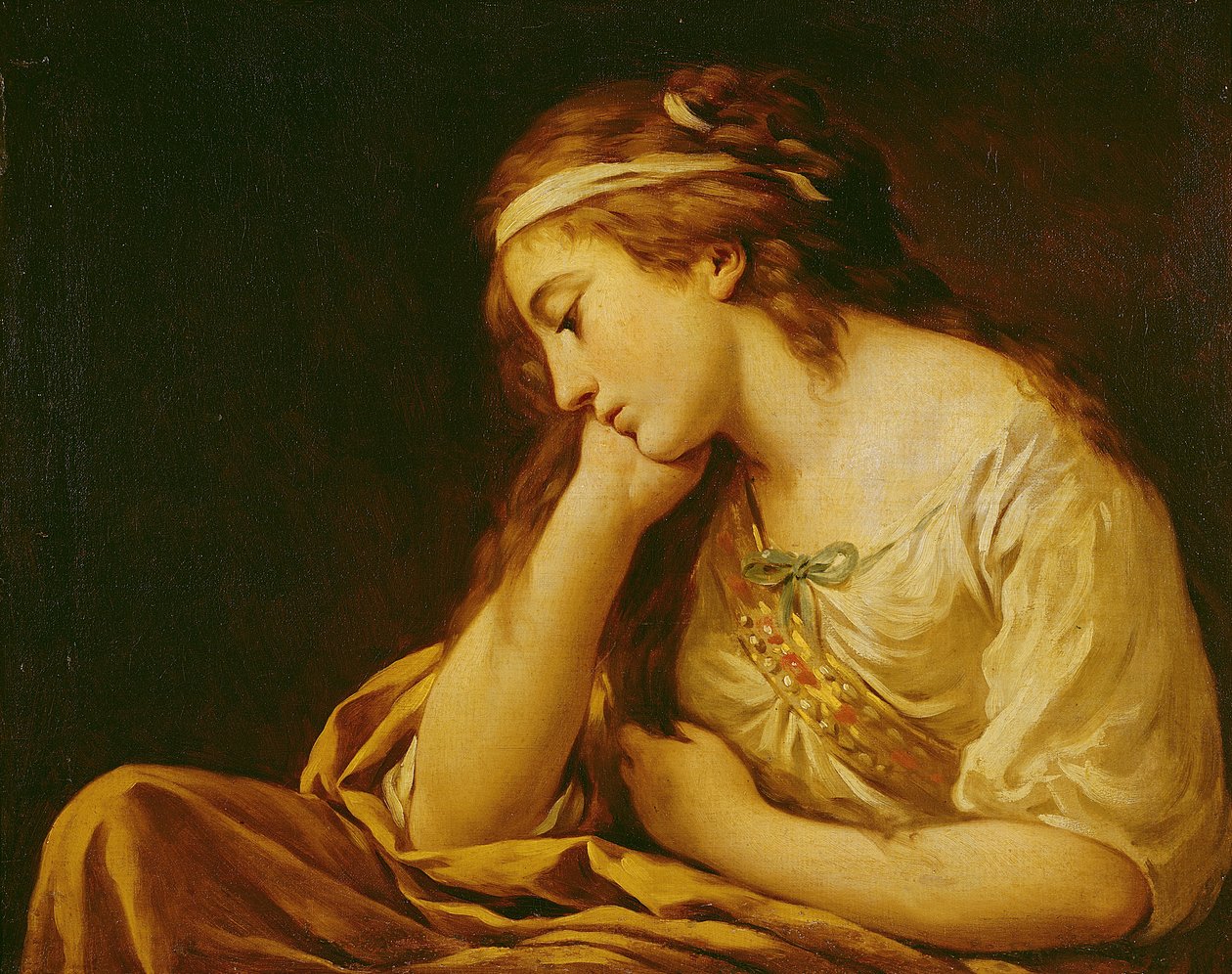 Melancholie od Louis Jean François Lagrenée