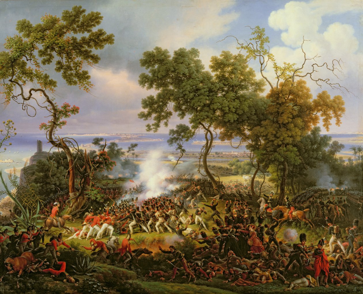 Bitva u Chiclany, 5. března 1811, 1824 od Louis Lejeune