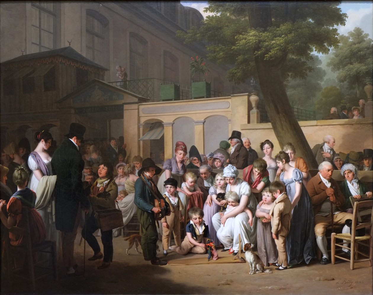 Vstup do Jardin Turc od Louis Leopold Boilly