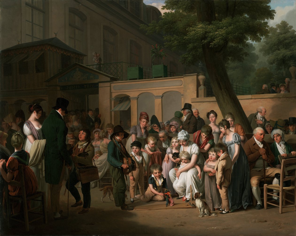 Vstup do Jardin Turc od Louis Leopold Boilly