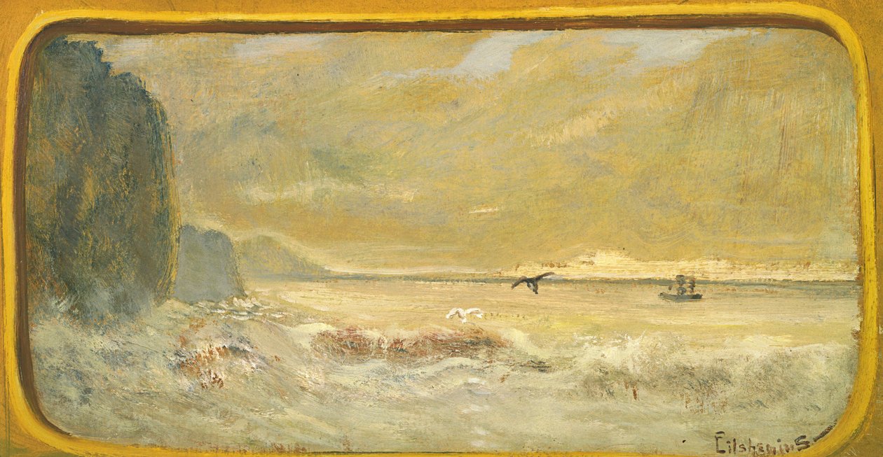 Surf a loď od Louis Michel Eilshemius
