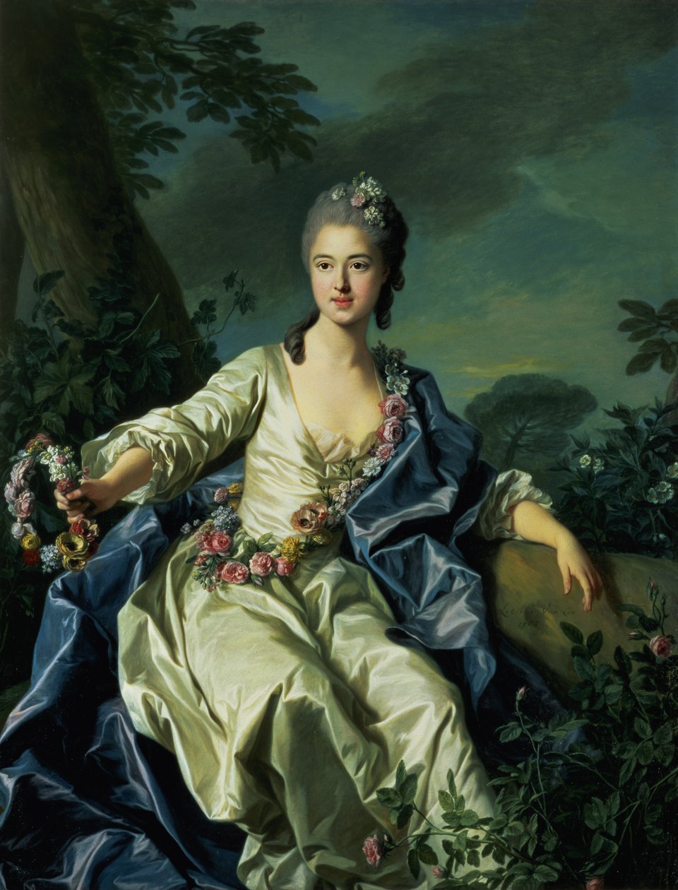 Comtesse de Beaurepaire, 1776 od Louis Michel van Loo