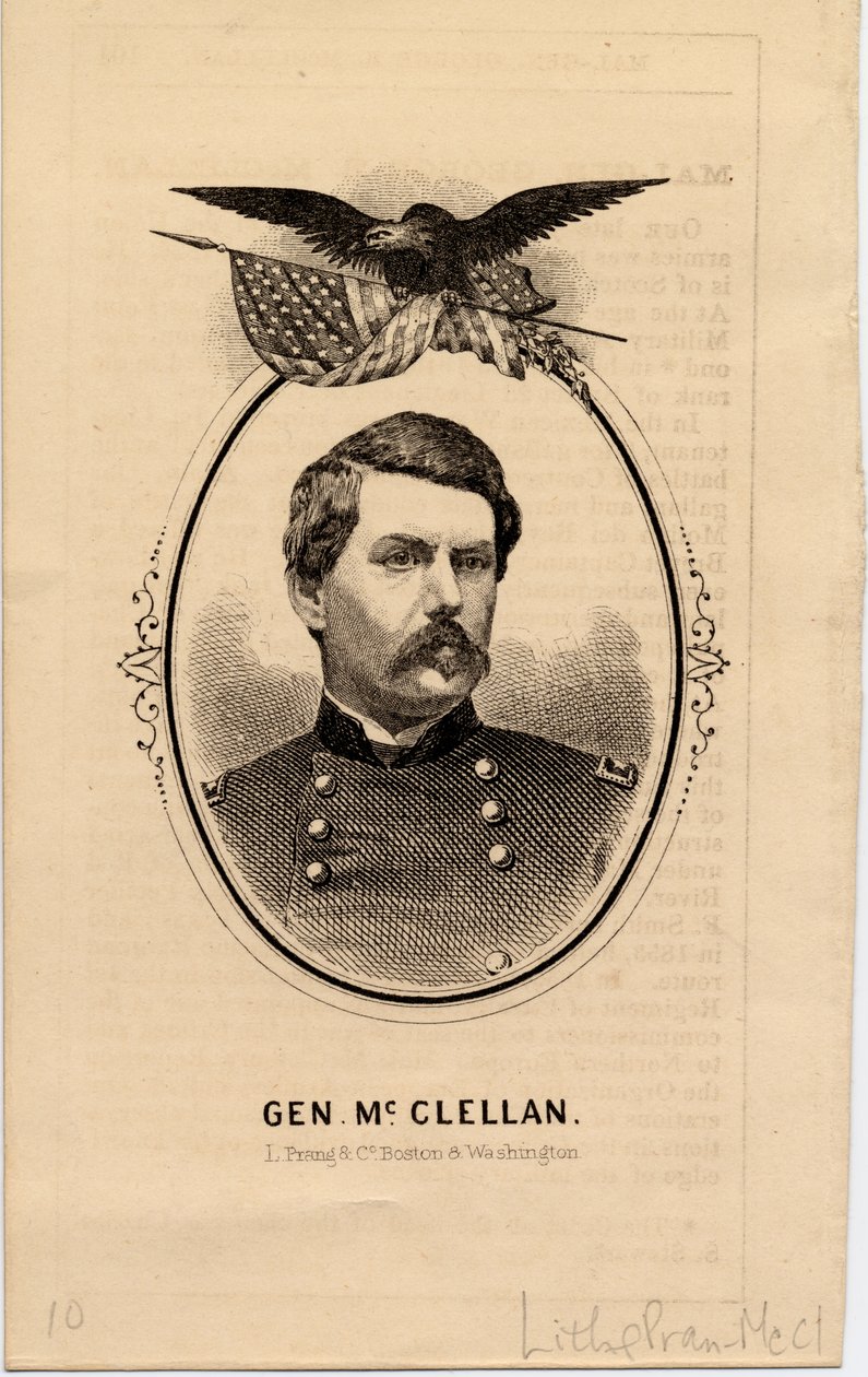Generál McClellan od Louis Prang