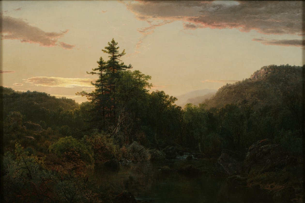 Zdroje Susquehanny, 1857 od Louis Rémy Mignot