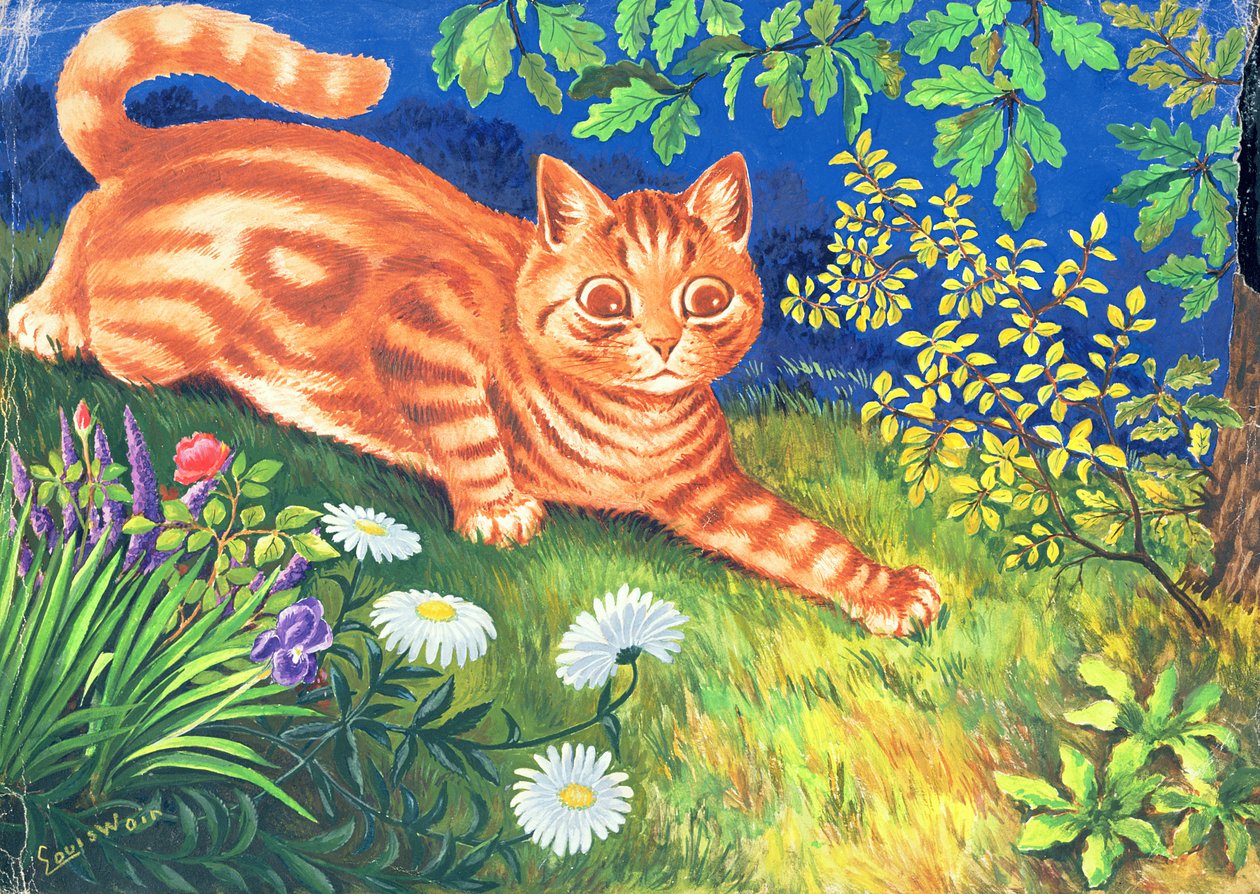 Kočičí pronásledování od Louis Wain