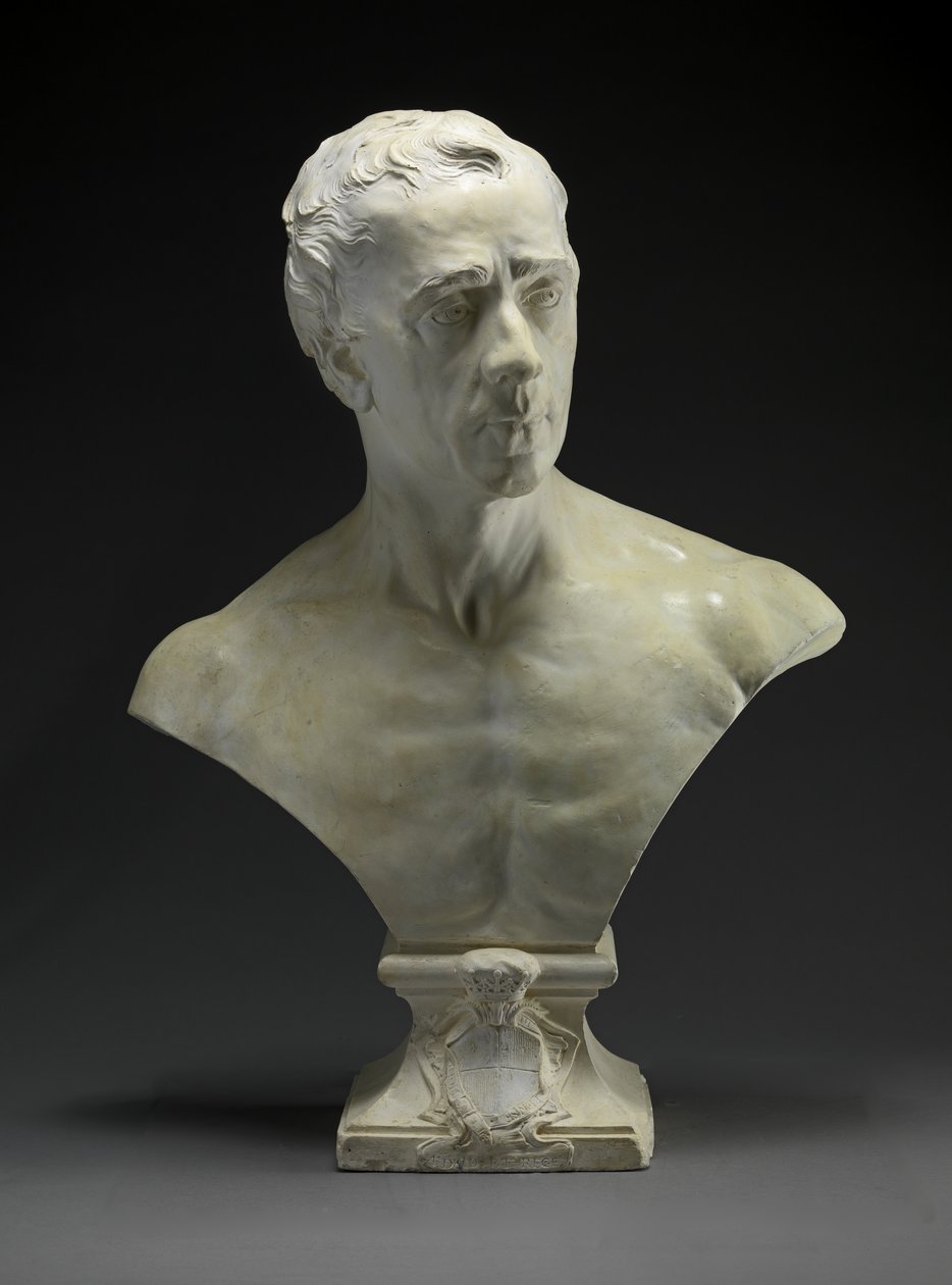 Philip Dormer Stanhope (1694-1773) 4. hrabě z Chesterfieldu, kolem 1745 (sádra) od Louis Francois Roubillac