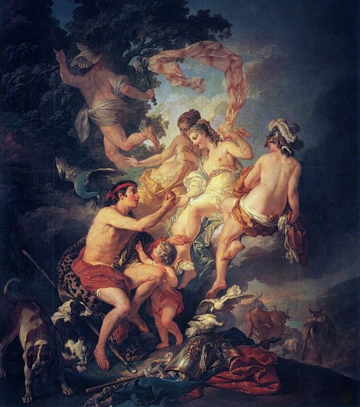 Rozsudek v Paříži od Louis Jean François Lagrenée