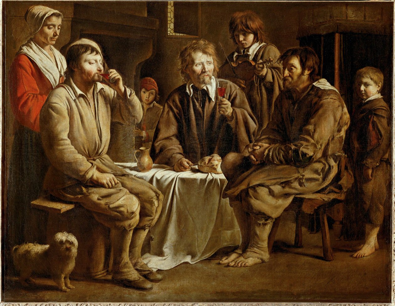 Selské jídlo ... od Louis (attr. to) Le Nain