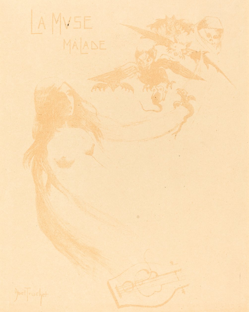 Nemocná múza, c. 1900. od Louis Abel Truchet