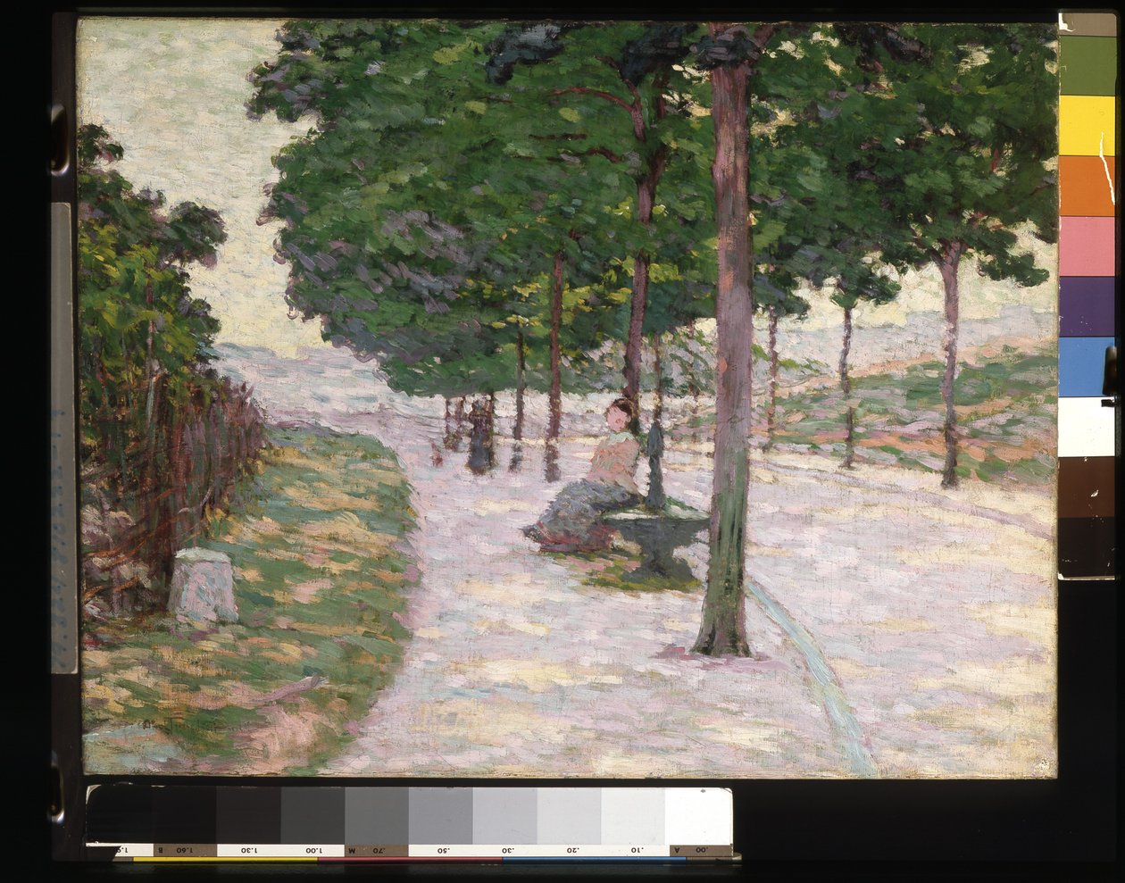Krajina (olej na plátně) od Louis Abel Truchet