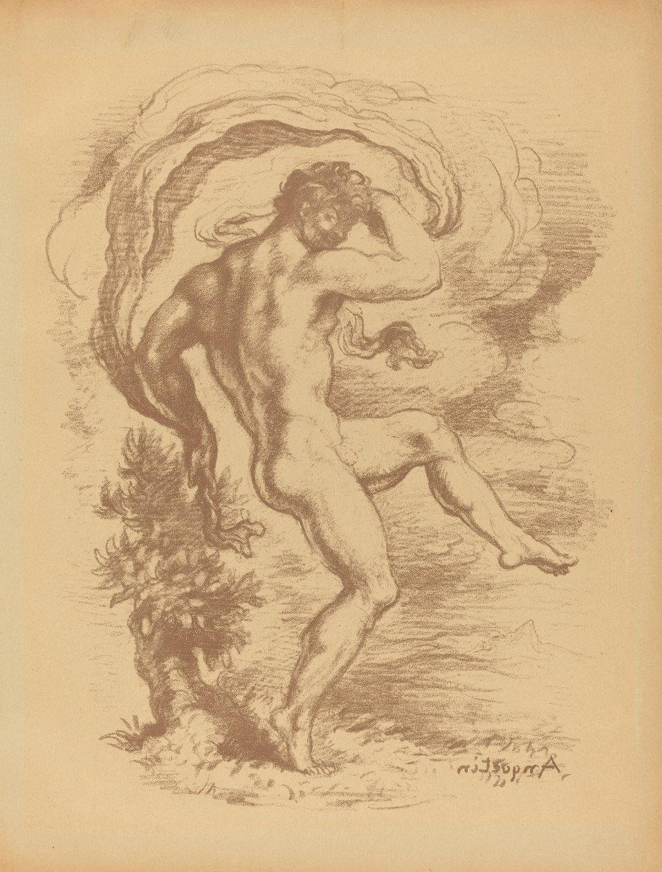 Tančící akt, 1897. od Louis Anquetin