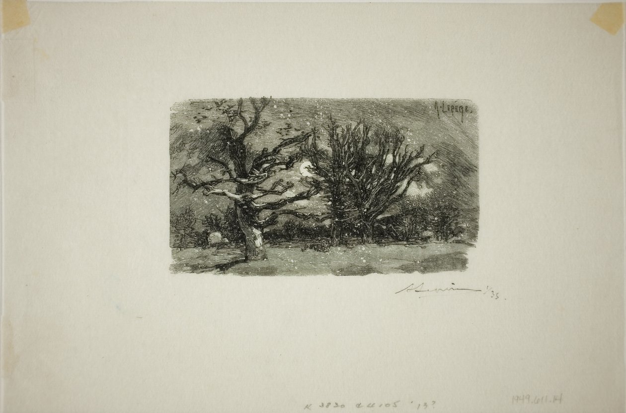 Au Dormoir de Lantara od Louis Auguste Lepère