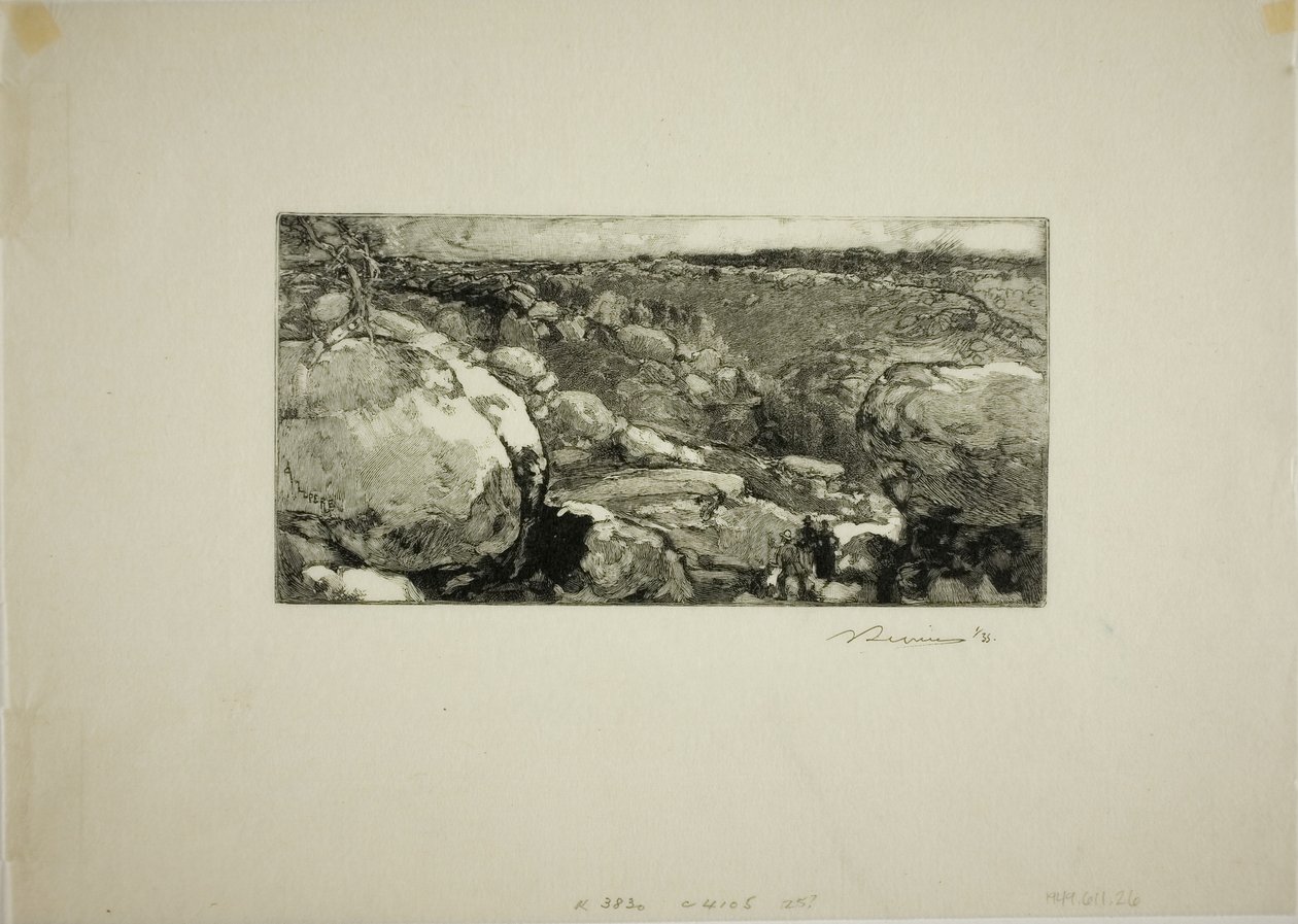 Le Cirque du Long-Rocher od Louis Auguste Lepère