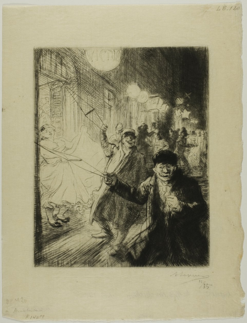 Le Nys, Amsterdam od Louis Auguste Lepère